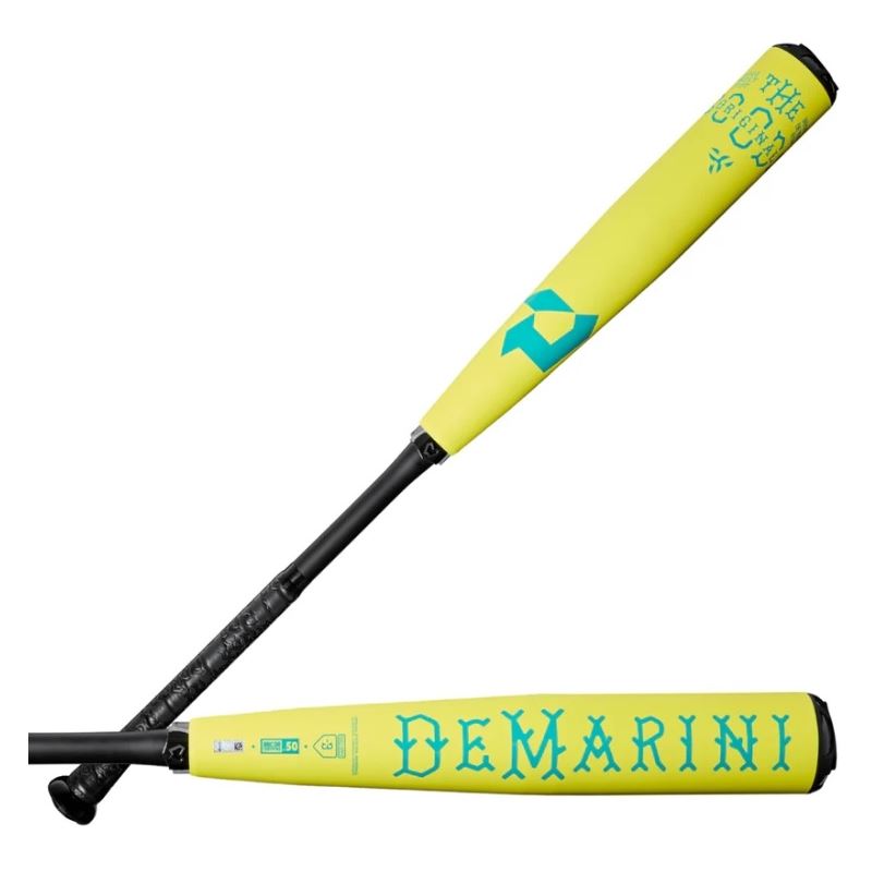 2025 DEMARINI THE GOODS "NEON YELLOW" (3) ALLOY BBCOR BASEBALL BAT